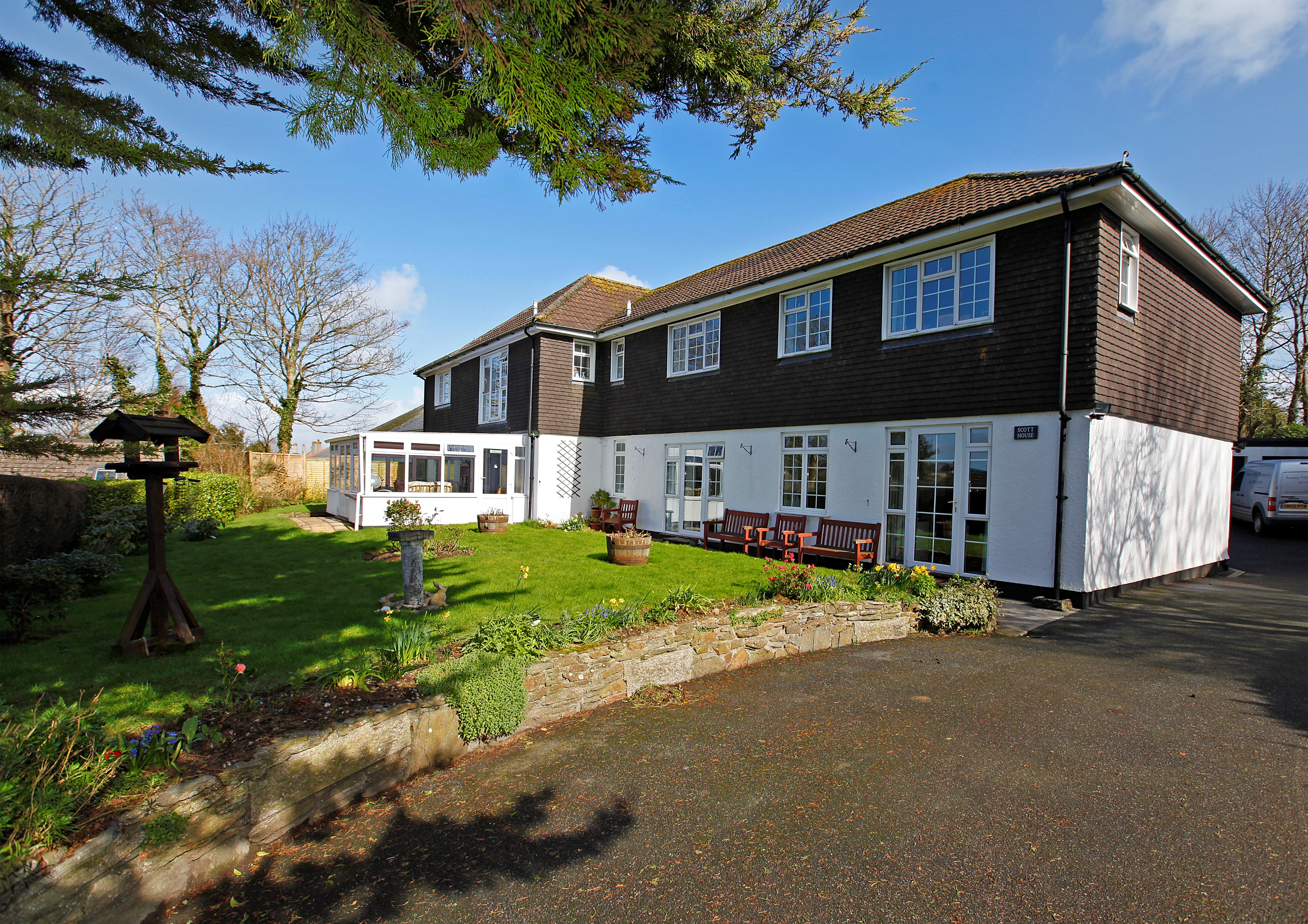 Front Exterior Of Abbeyfield Scott House, Mawnan Smith TR11 5ER