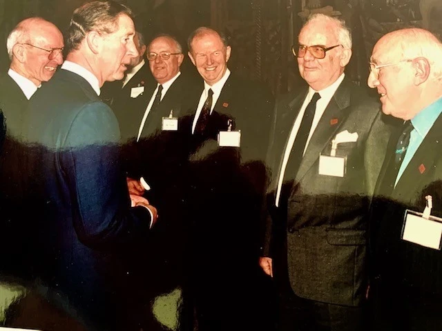 Michael meeting Prince Charles