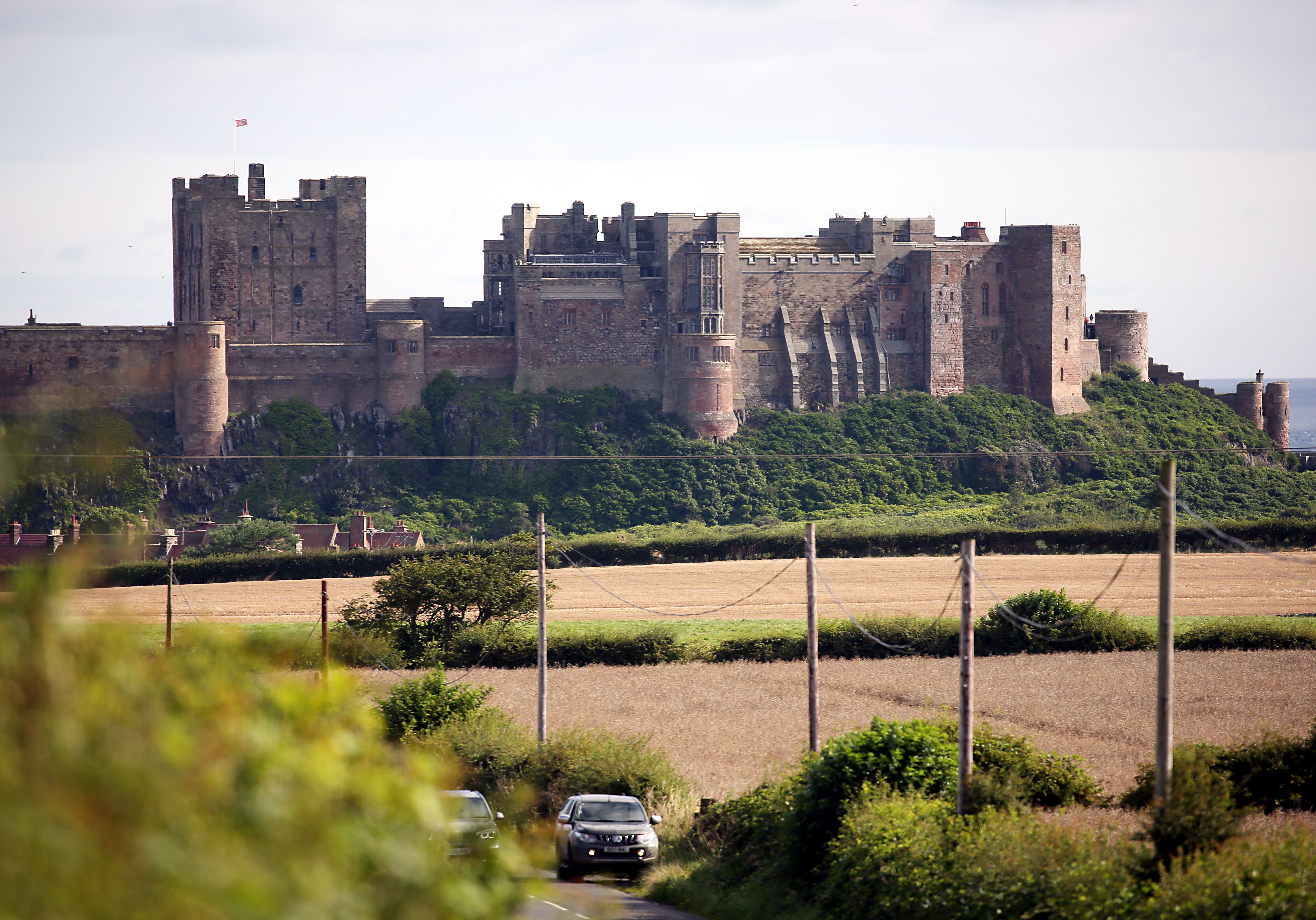 Stunning views of Bamburgh Castle from Armstrong House