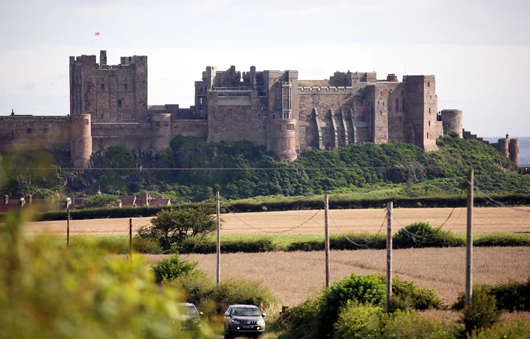Stunning views of Bamburgh Castle from Armstrong House