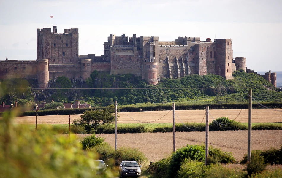 Stunning views of Bamburgh Castle from Armstrong House