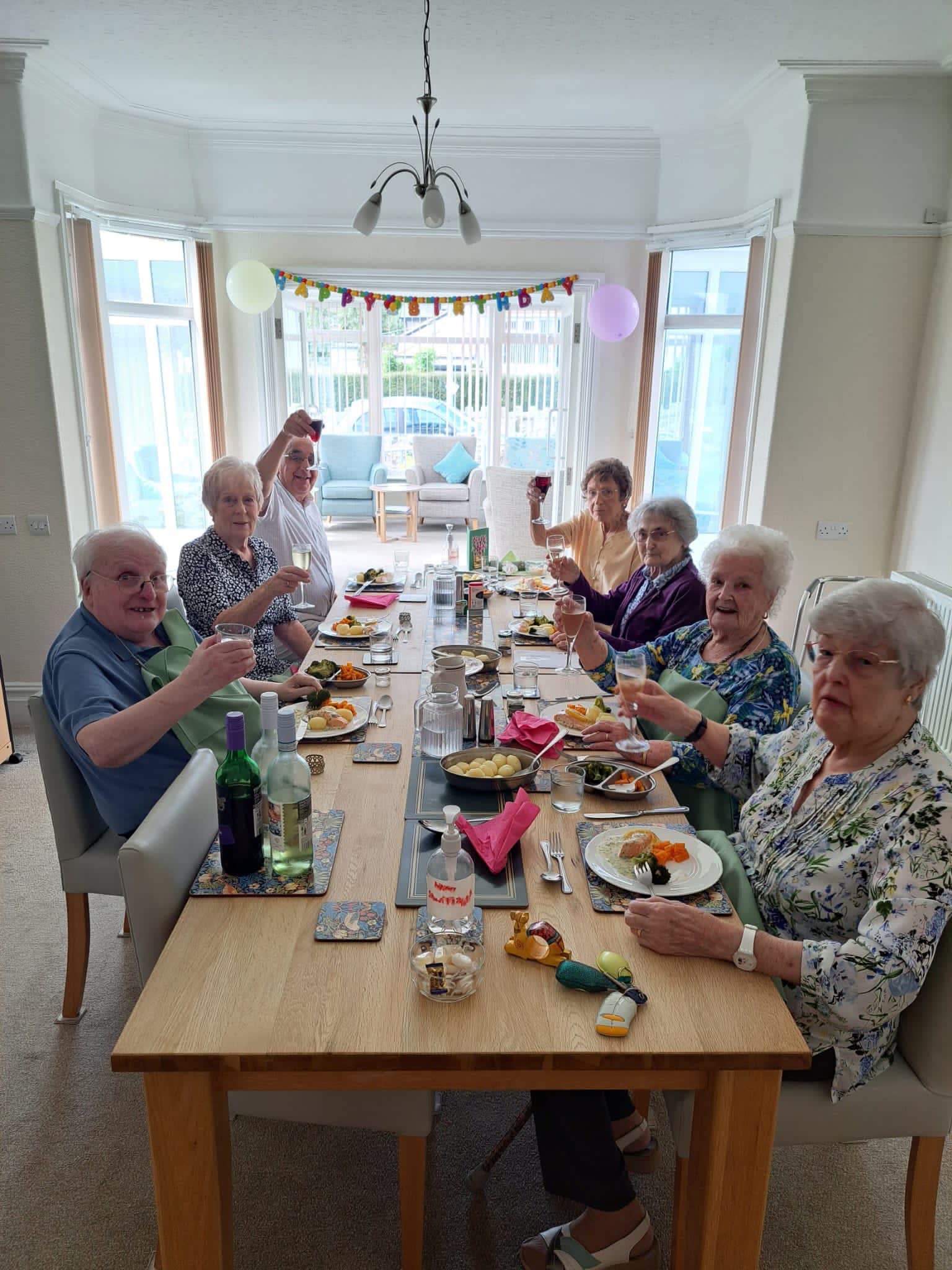 Colwyn Bay, Rhos Road, LL28 4RY, Mealtime In Dining Room