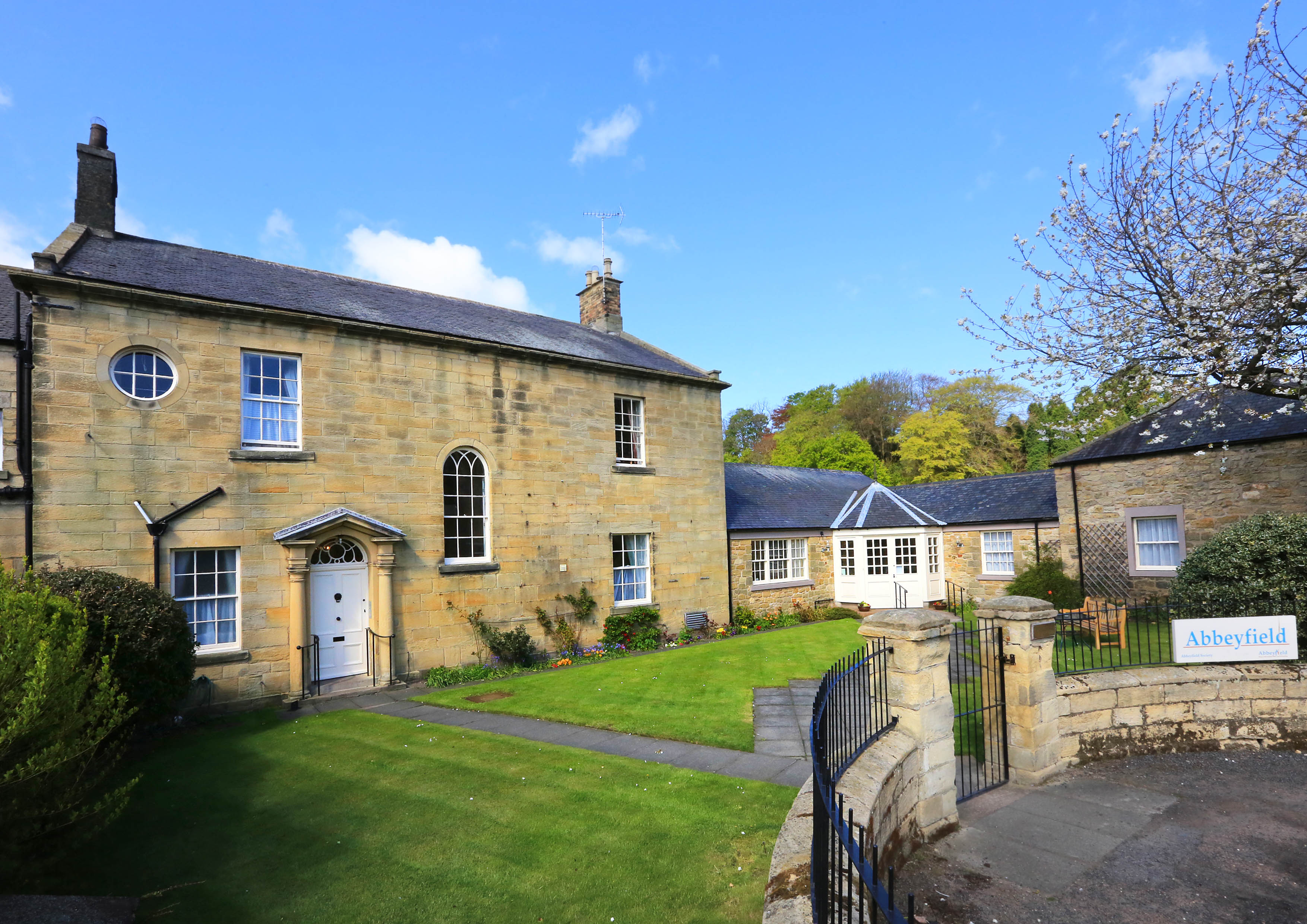 The exterior of Abbeyfield House, Warkworth NE65 0UR (1)