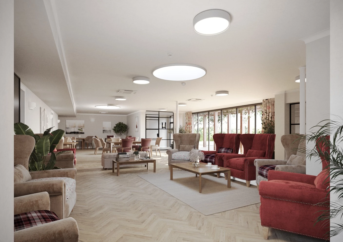 Lounge Artistic Rendering of Clandon House, Dorchester DT1 1PW