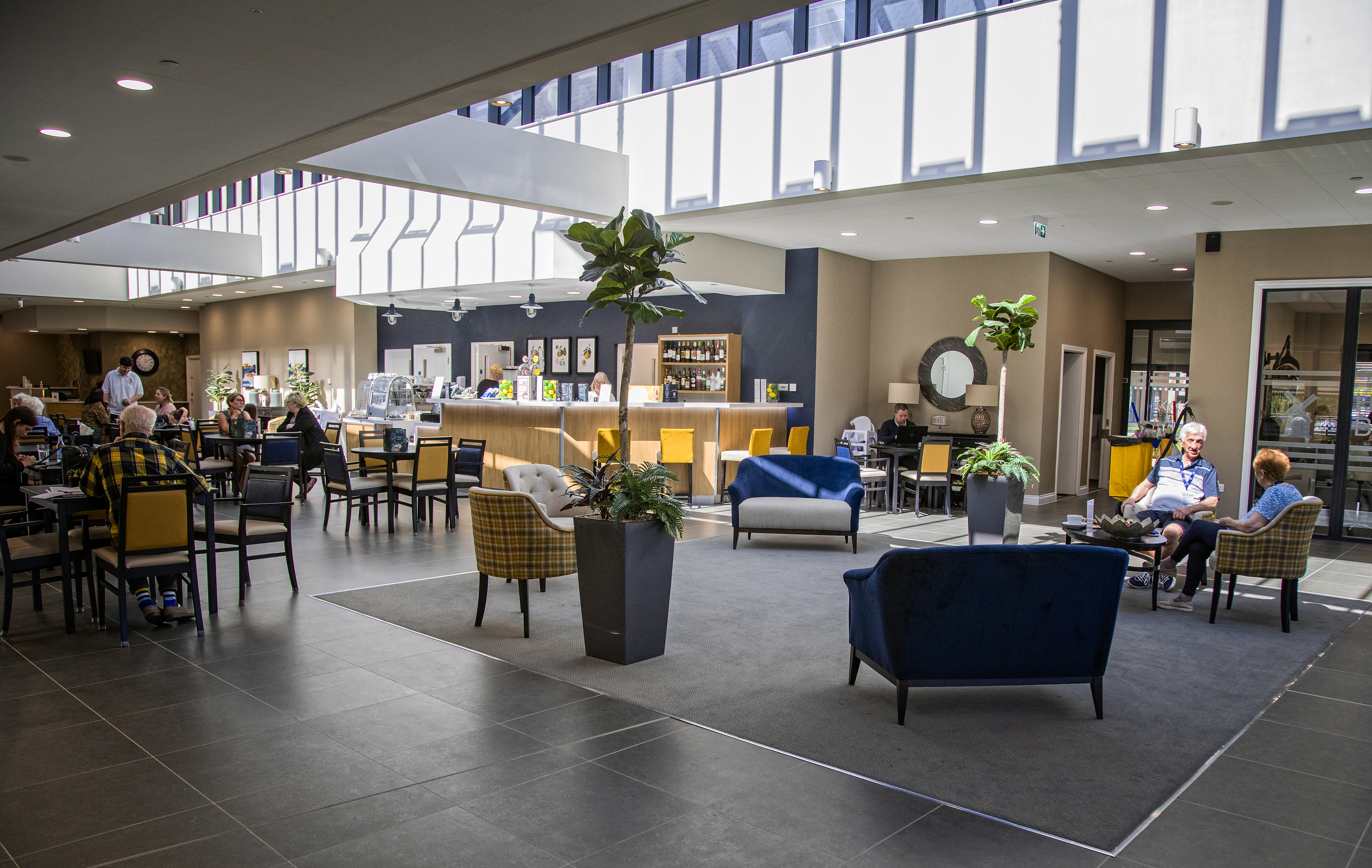 Open plan seating area at Polly's Field Village, Braintree CM7 5XD