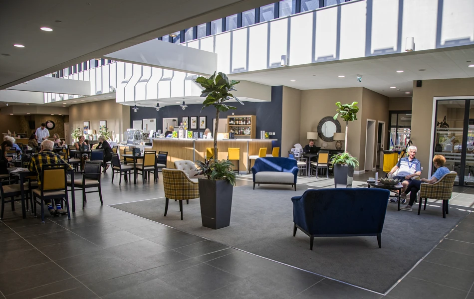 Open plan seating area at Polly's Field Village, Braintree CM7 5XD