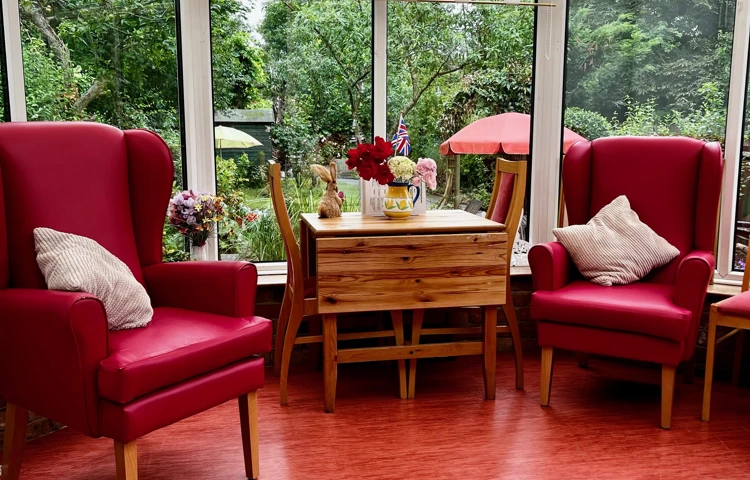 Conservatory at Abbeyfield House, Streatham SW16 6LT