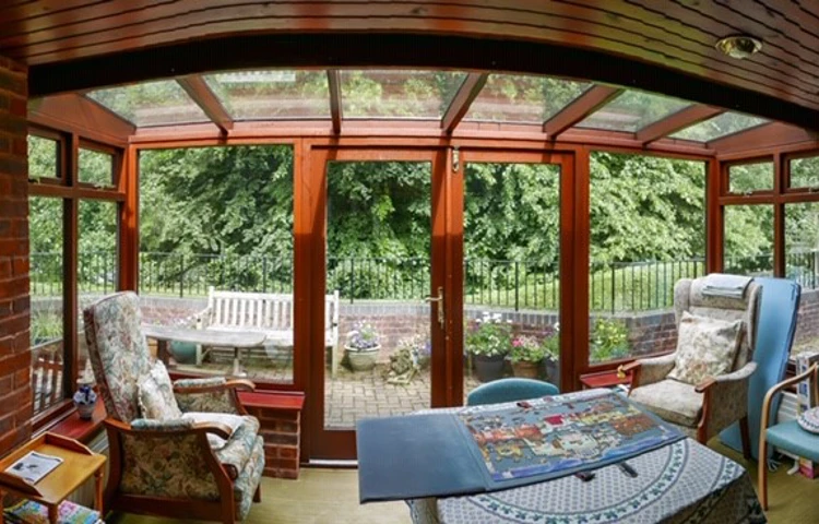 Enjoy a puzzle in the conservatory