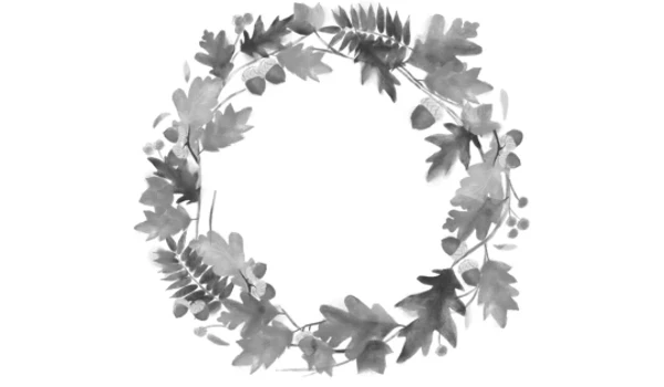 Wreath Made Of Natural Materials