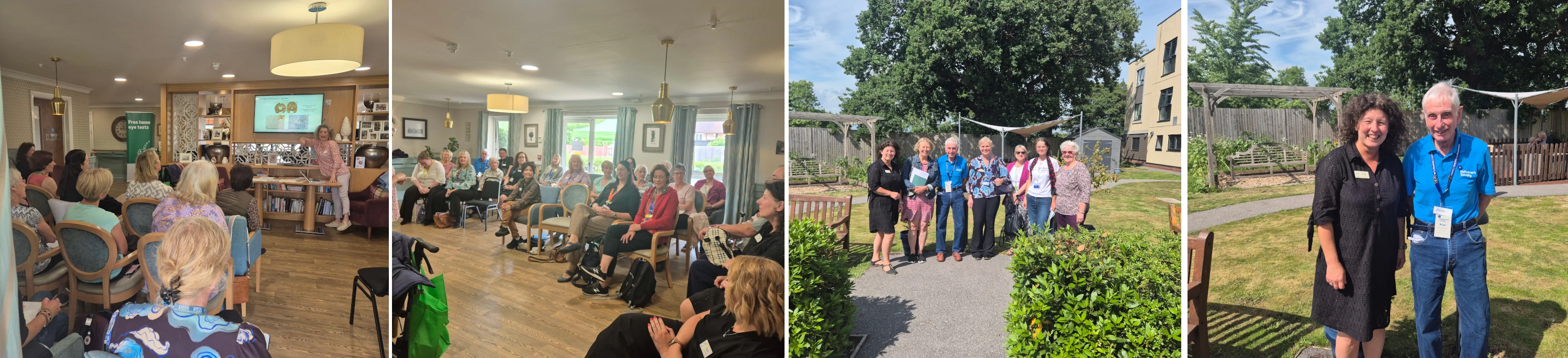 Selection of photos from the Dementia Awareness Day at Speedwell Court