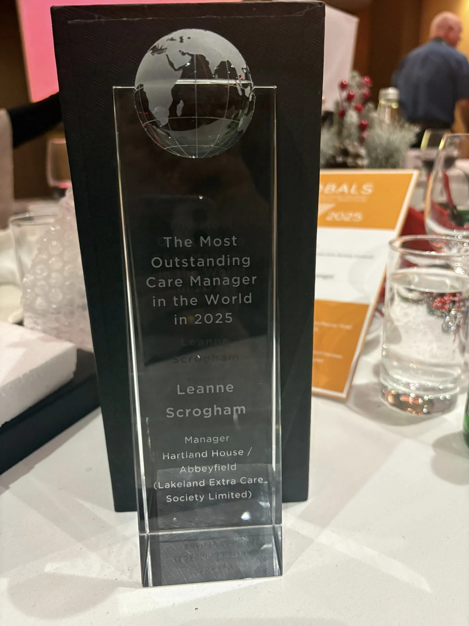 Leanne Scrogham, Hartland House - Outstanding Manager Award 2025