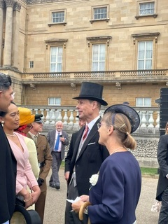 Guests At Buckingham Palace Garden Party, Fiona Downs, Abbeyfield The Dales