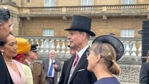 Guests At Buckingham Palace Garden Party, Fiona Downs, Abbeyfield The Dales