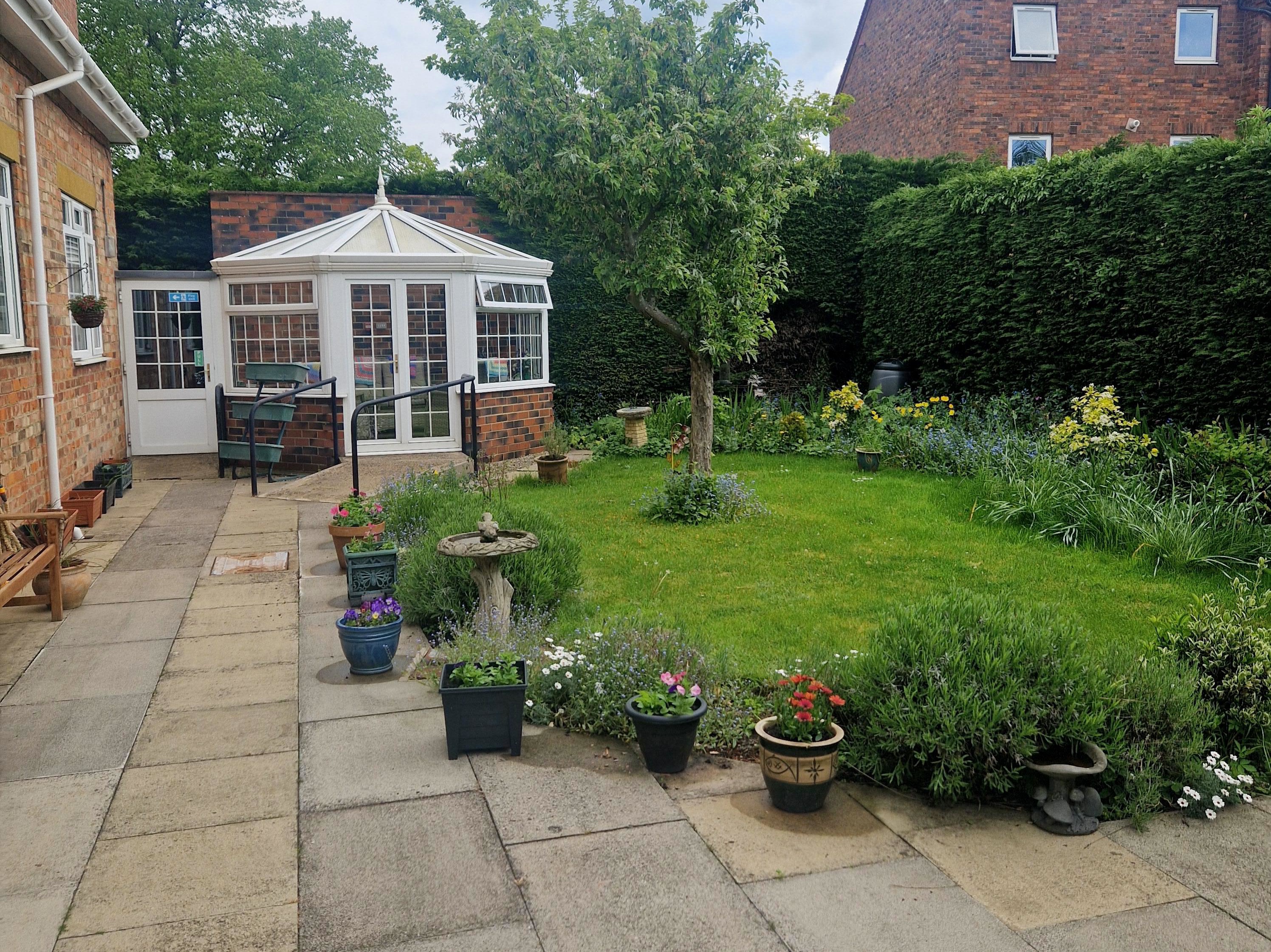 Garden, Abbeyfield House, Ripon, HG4 2ES