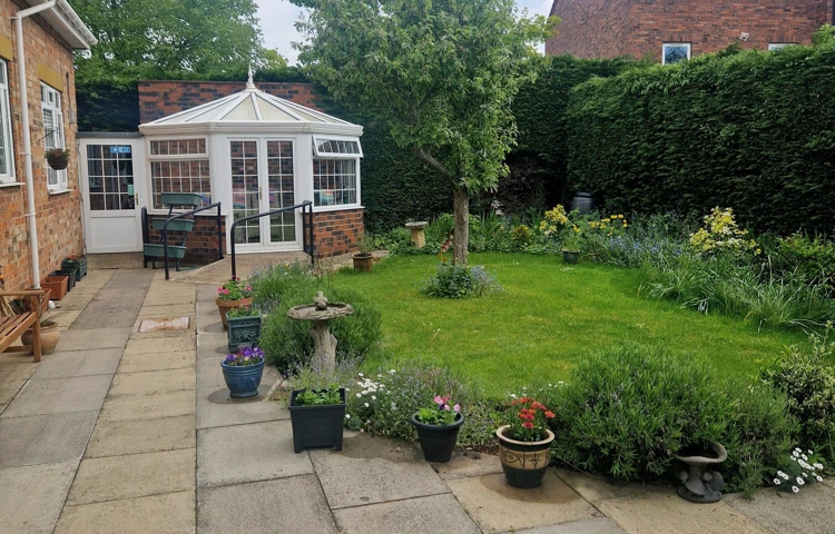 Garden, Abbeyfield House, Ripon, HG4 2ES