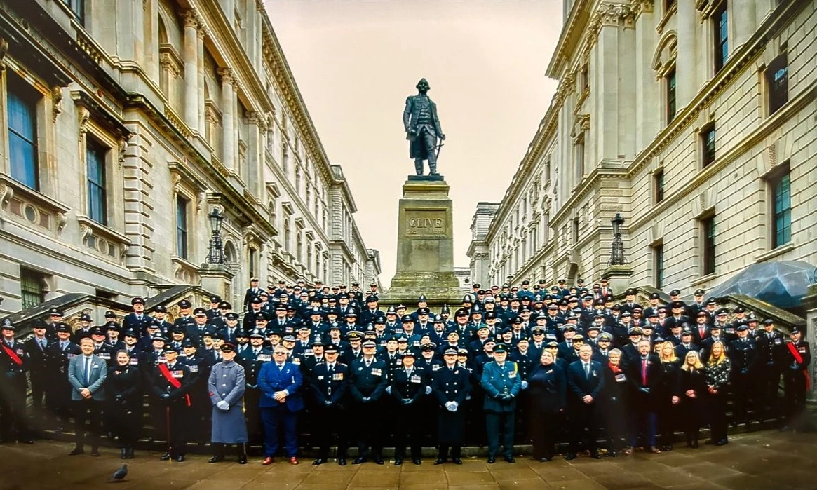 Phil at the Rememberance Day Parade