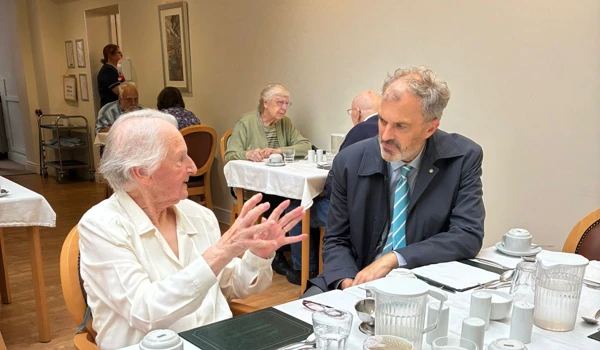 Sir Julian Smith MP At Woodlands, Skipton