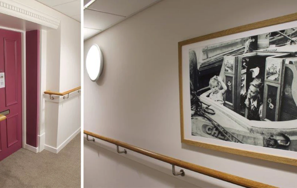 Corridor in Fern House, Bingley BD16 4FA