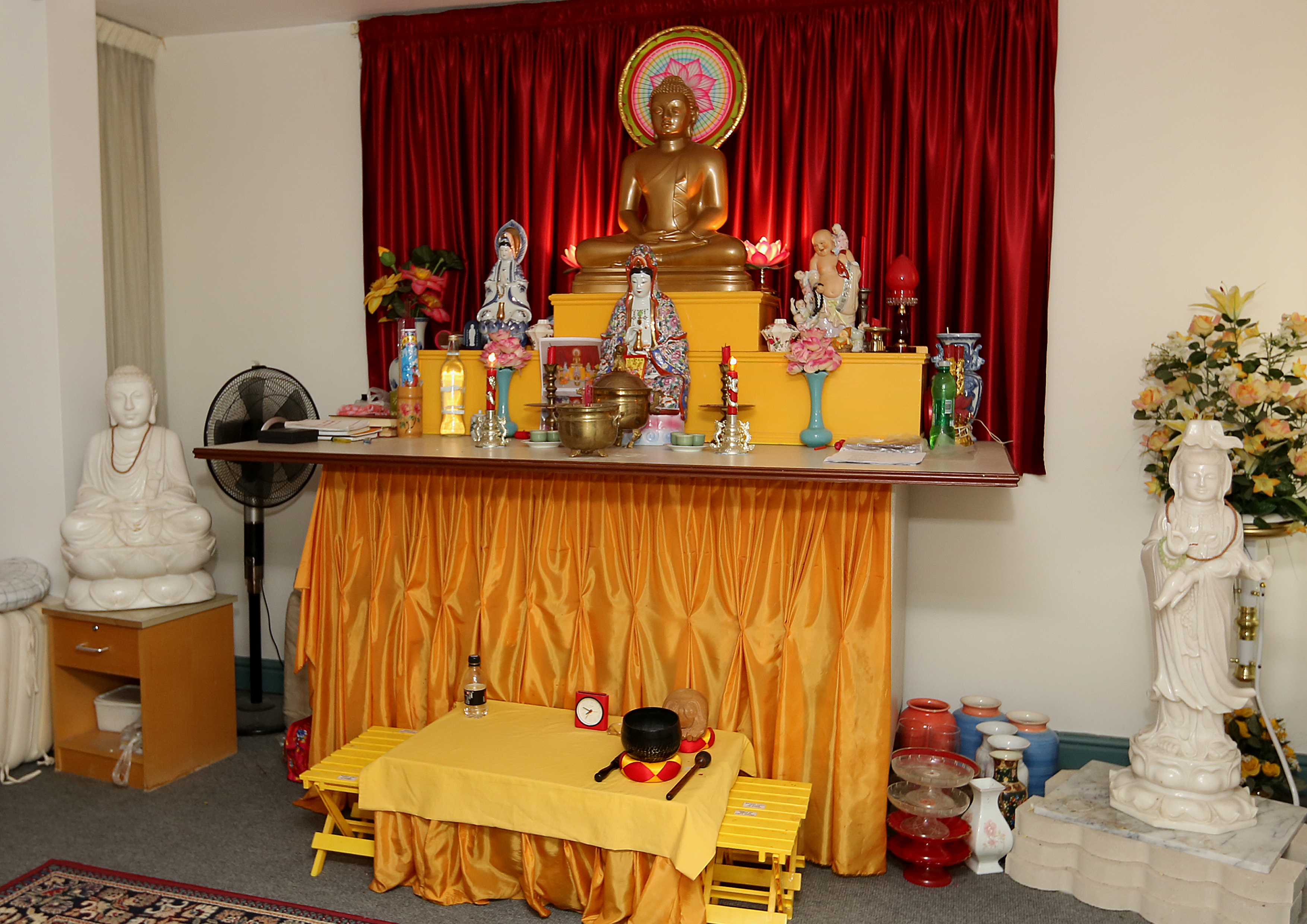 A shrine at An Lac House, Cambridge CB1 3HN