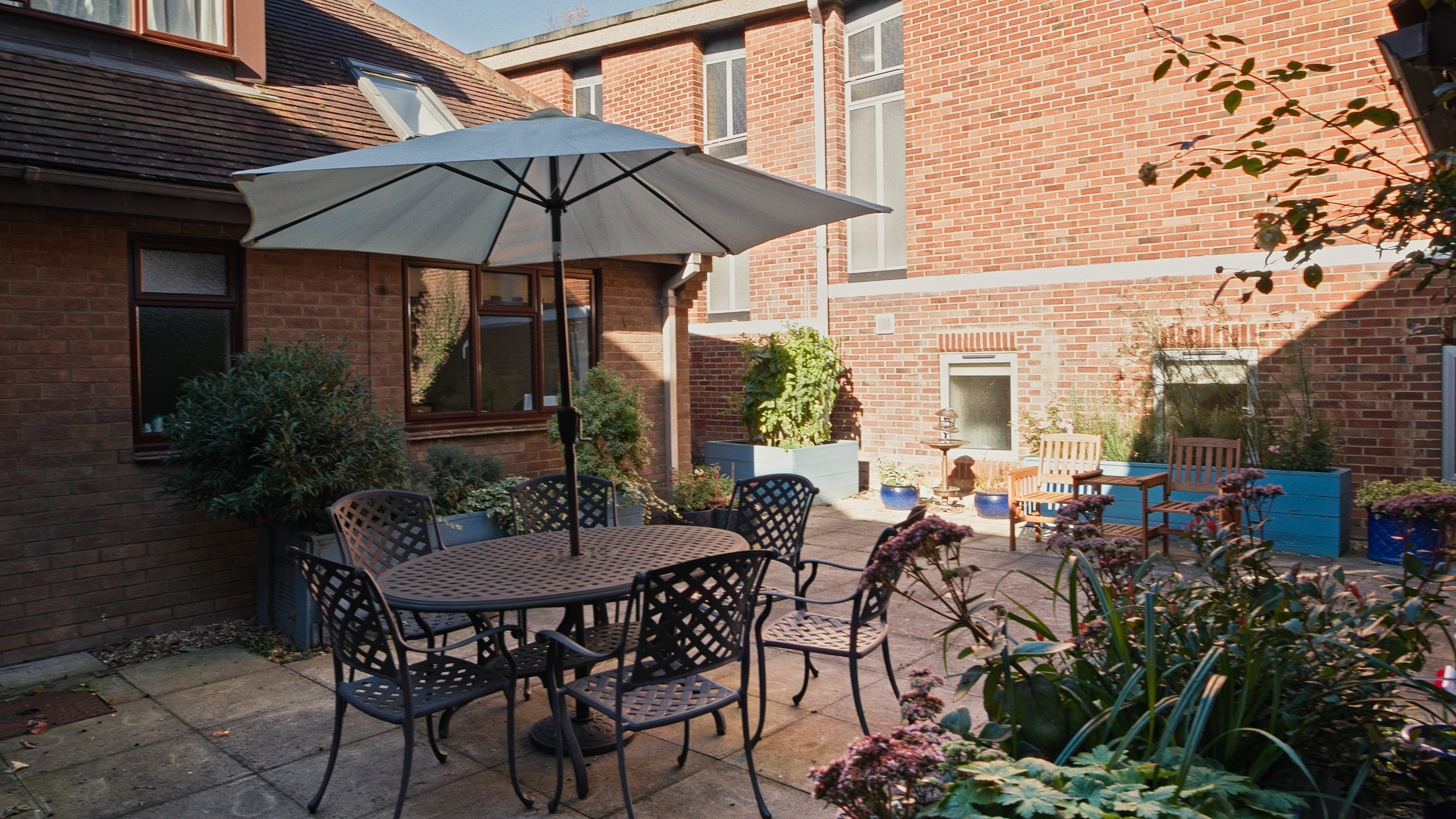 Courtyard at the rear of Abbeyfield House, Great Missenden HP16 9AE
