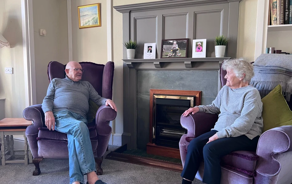Bamburgh Residents In Lounge