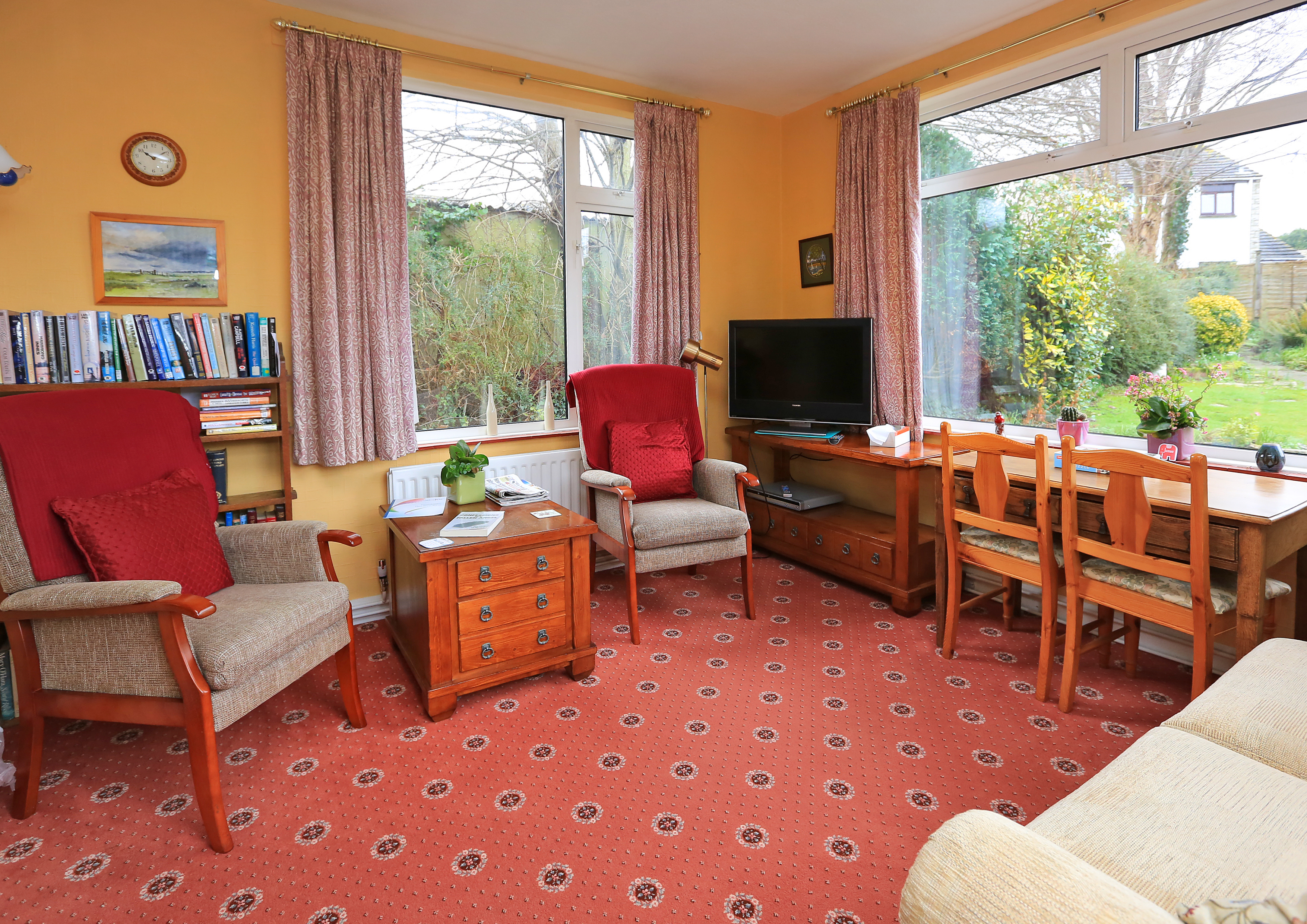 Catch up on some reading in the lounge