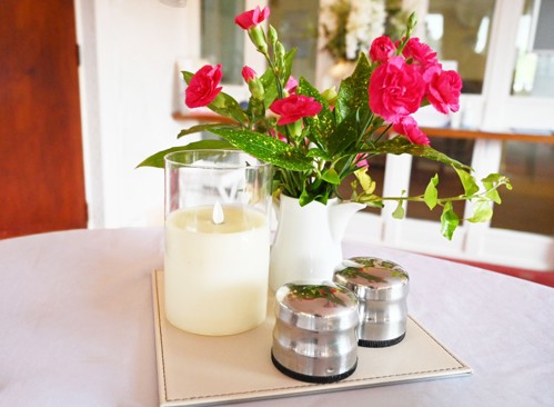 Table Decoration At Abbeyfield House Settle Bd24 9Rb