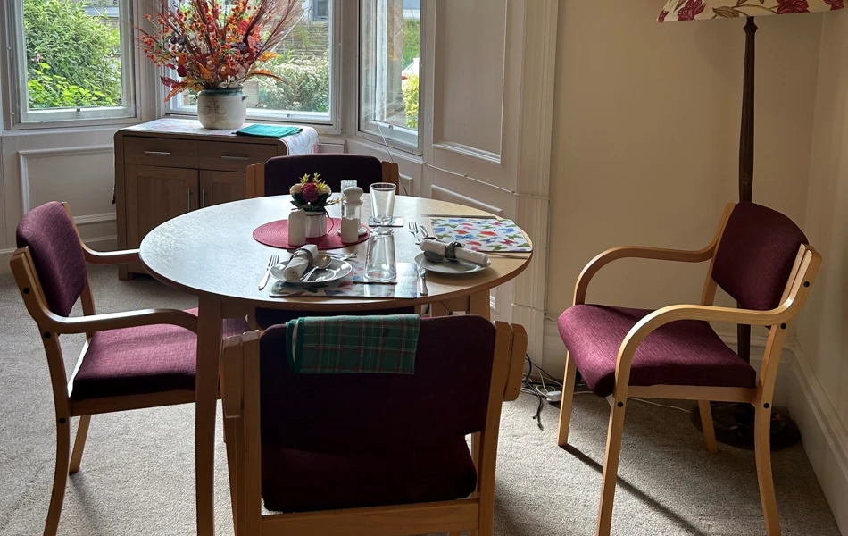 Dining Room at Abbeyfield House, Barnard Castle DL12 8BL