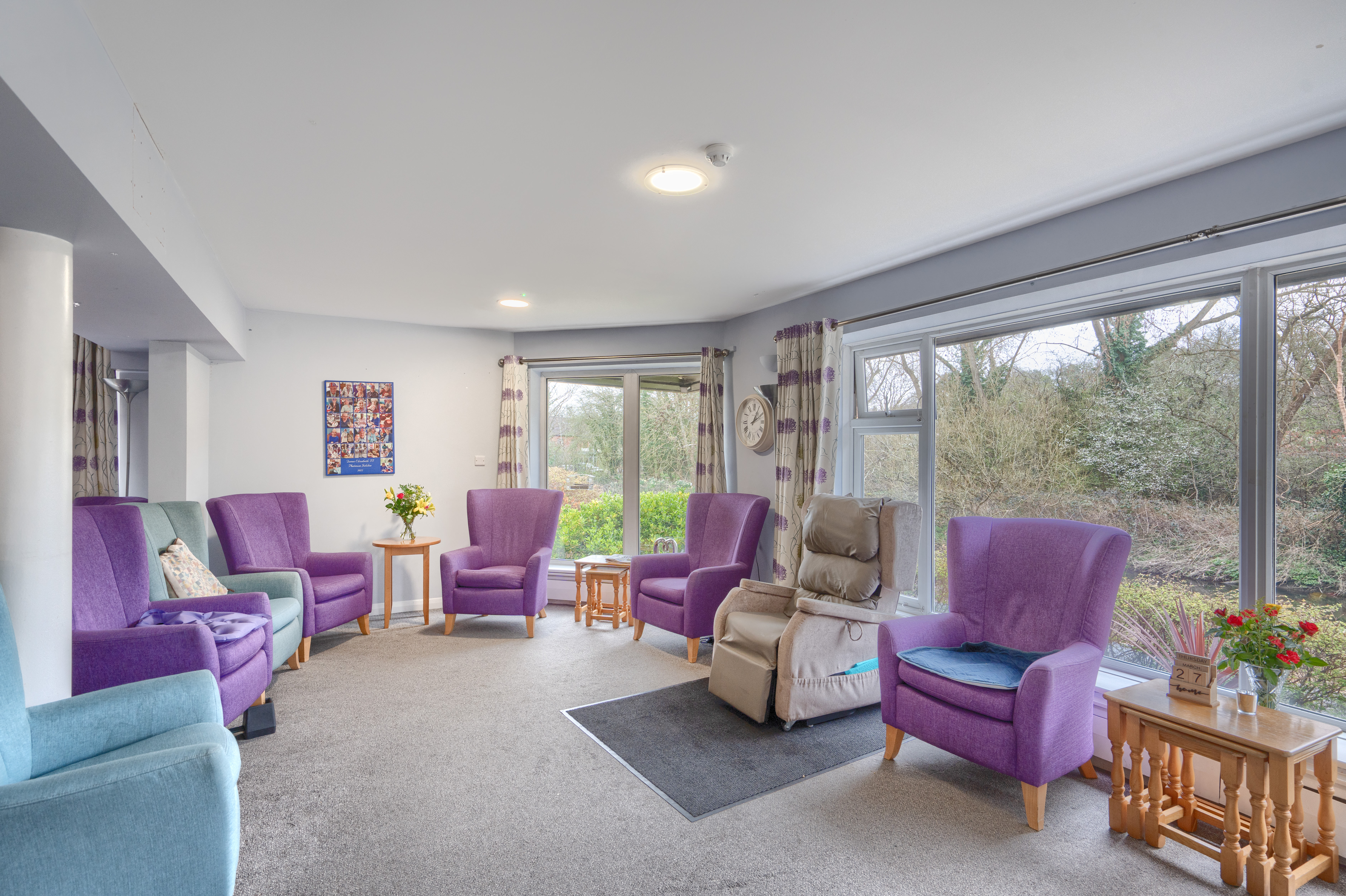 Bright And Cosy Communal Area For Residents To Enjoy At Wey Valley House on Wey Valley House, GU9 7UQ