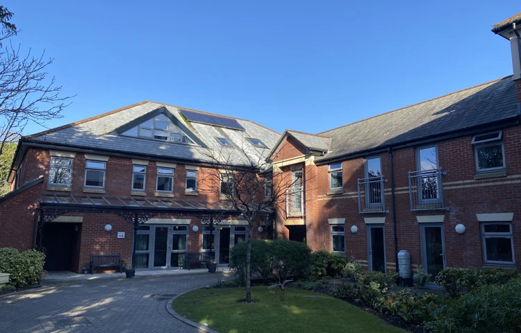 View of the entrance to Westbourne House