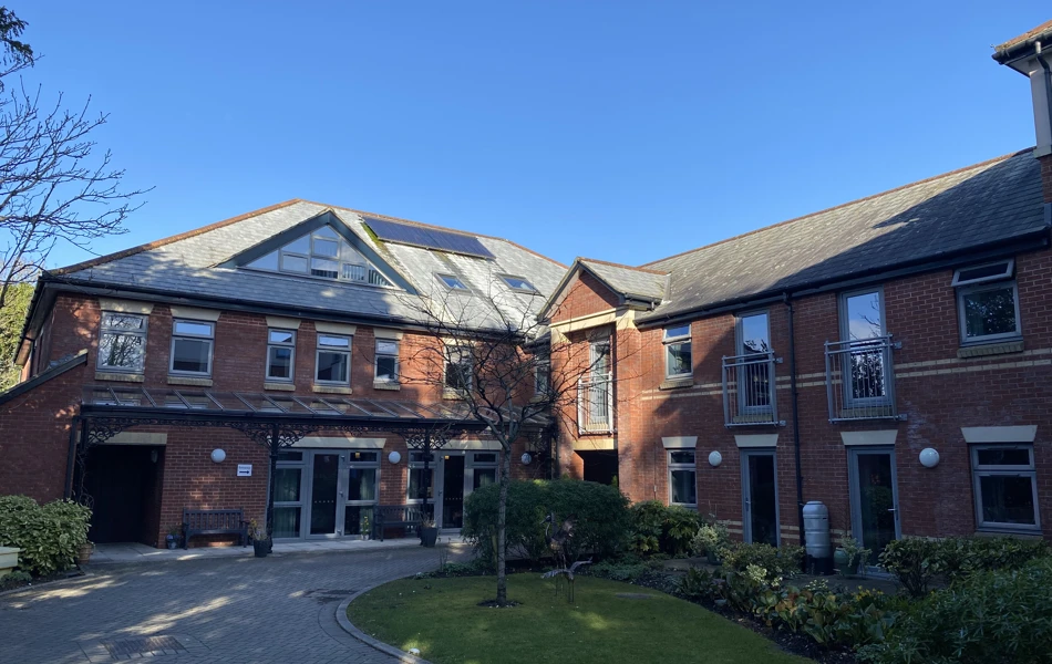 View of the entrance to Westbourne House