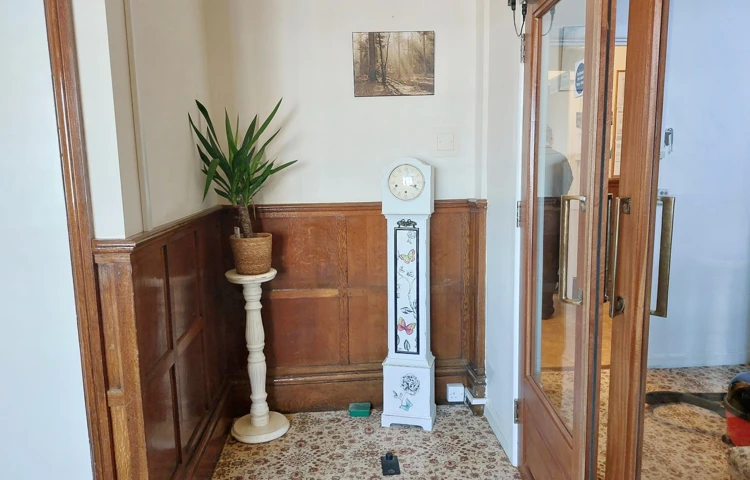 Hallway With Grandfather Clock