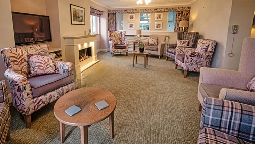 Communal Lounge Area at Hartland House, Milnthorpe LA7 7QW (1)