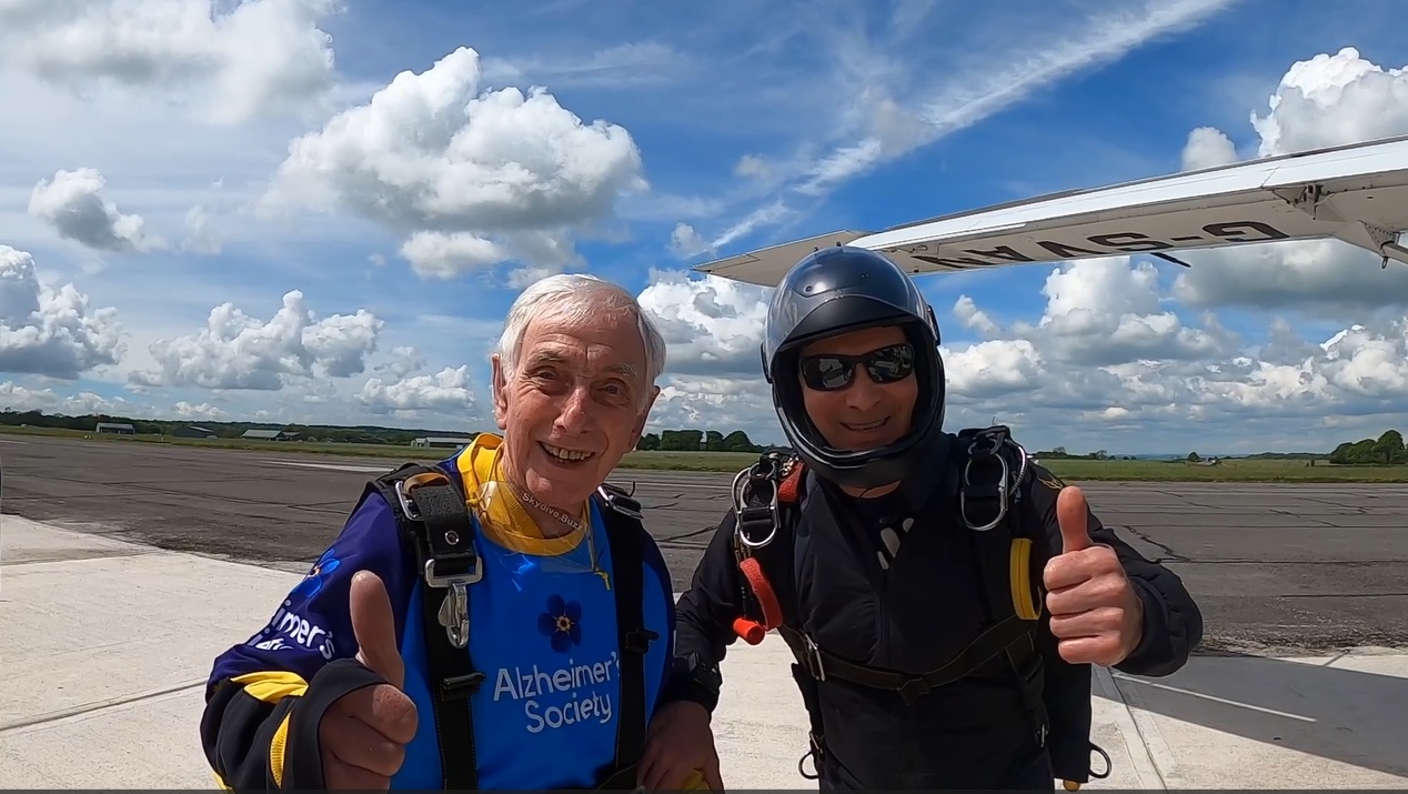 Brian At His Most Recent Skydive Ready To Board