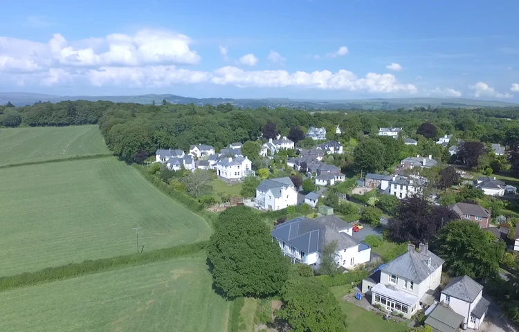 Aerial view of Pilcher's FIeld