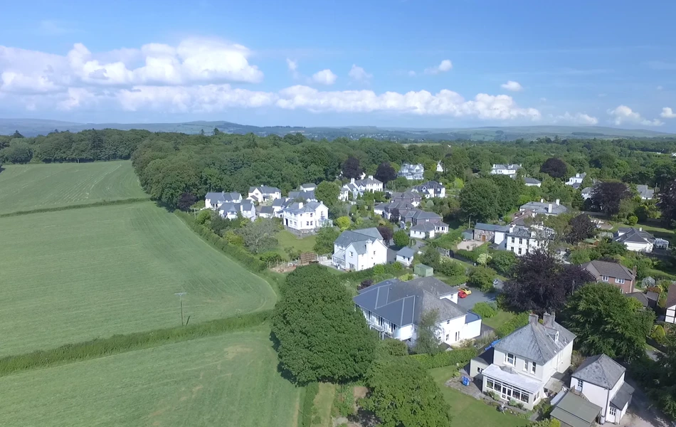 Aerial view of Pilcher's FIeld