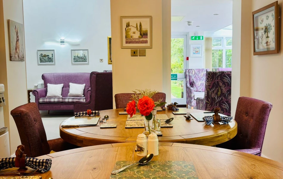 Abbeyfield House Dulverton Dinner Table