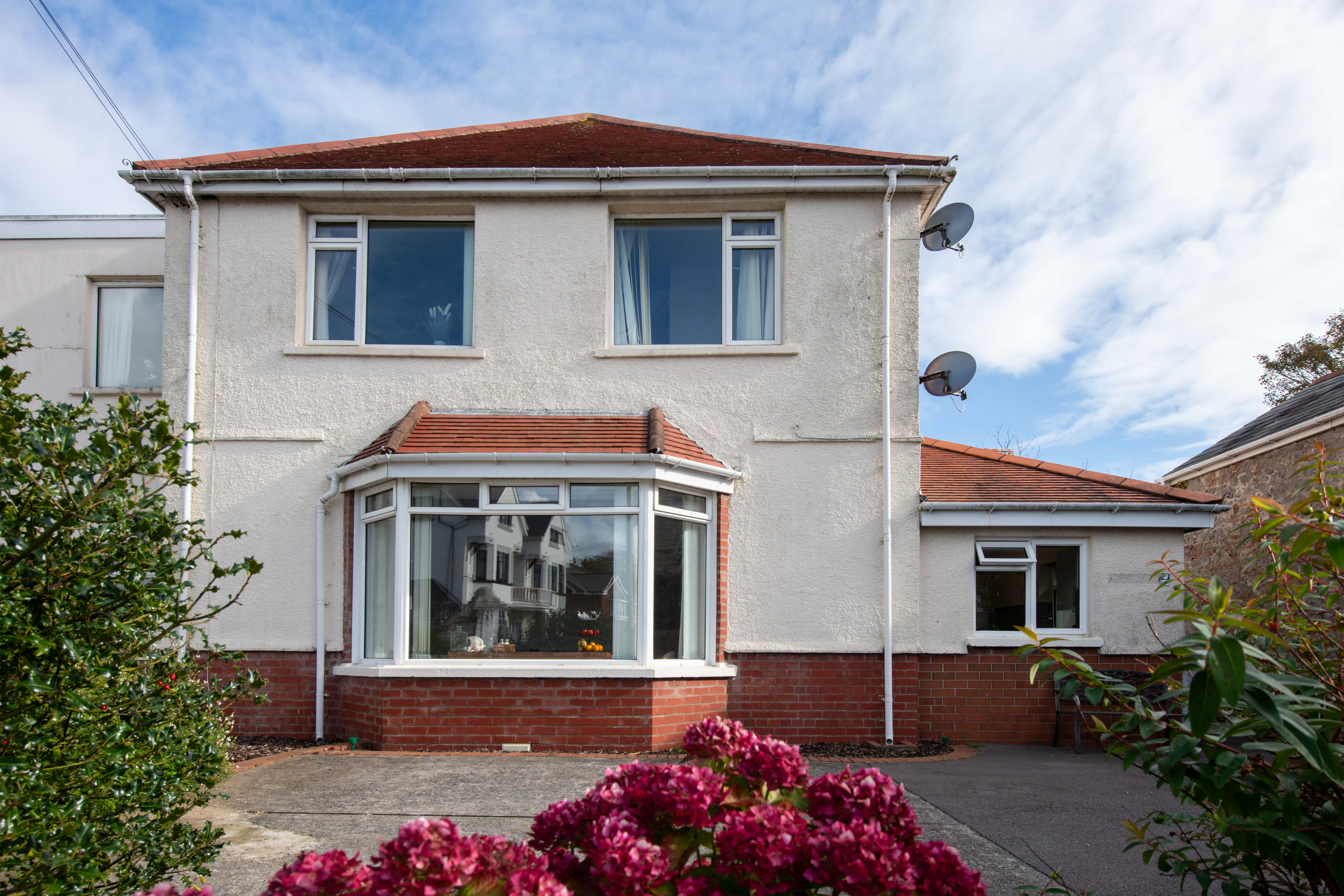 The rear of Abbeyfield House, Porthcawl CF36 3DA