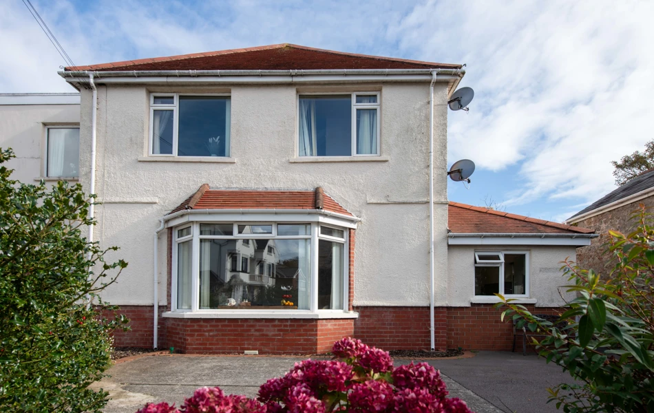 The rear of Abbeyfield House, Porthcawl CF36 3DA