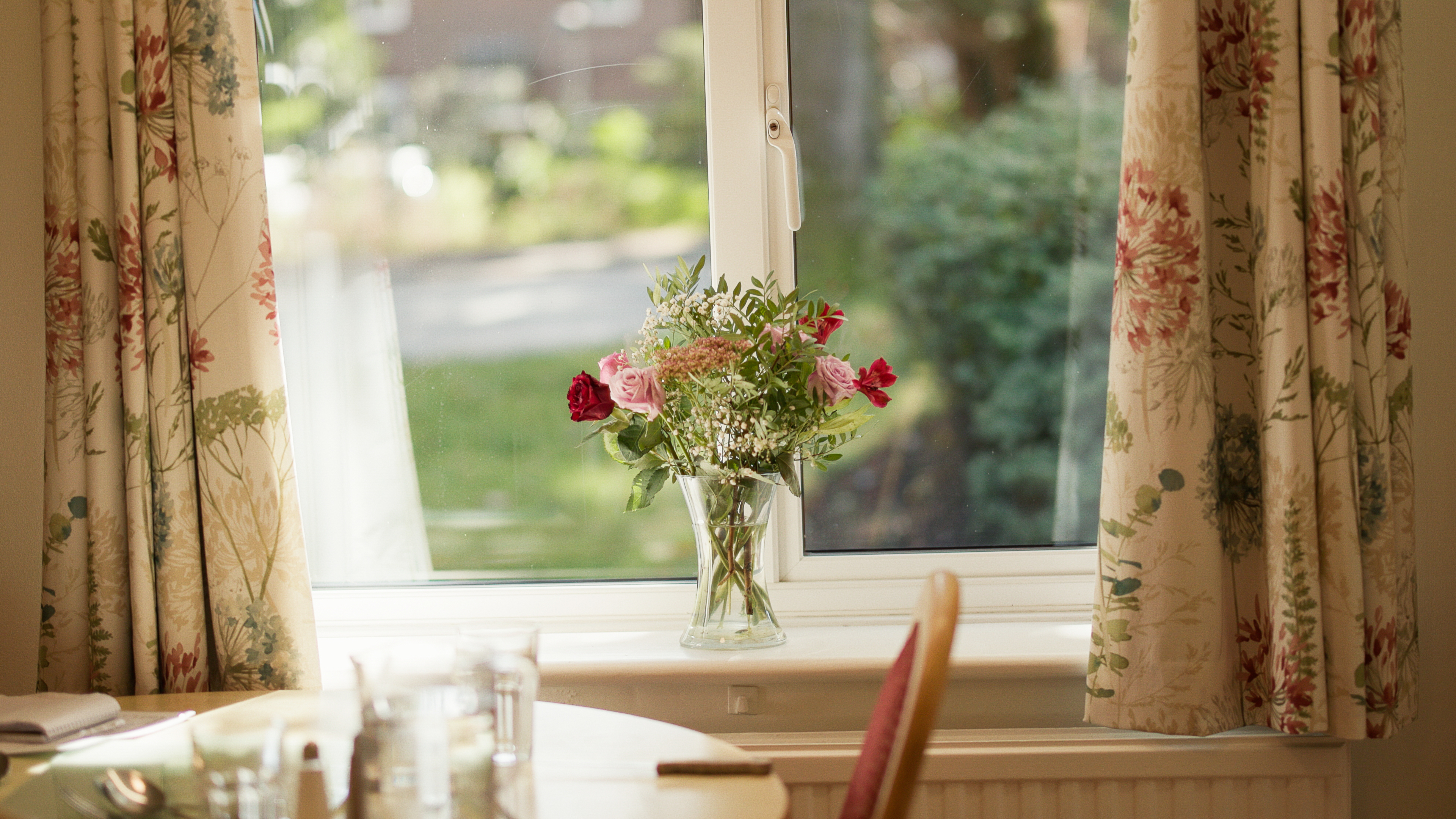 Dining Room window at Abbeyfield House, Great Missenden HP16 9AE