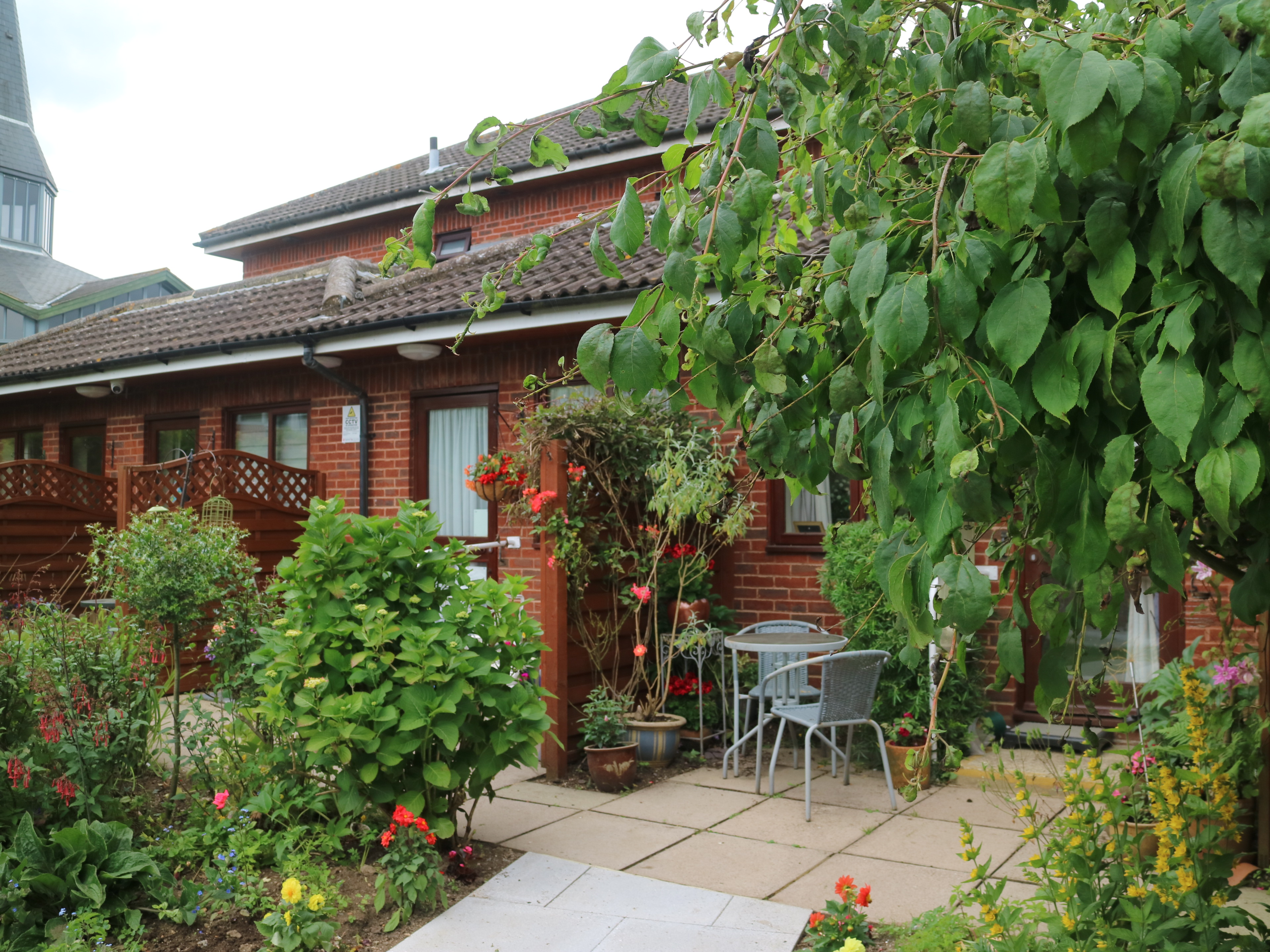 Patio at Archer House, Billericay CM12 9LD