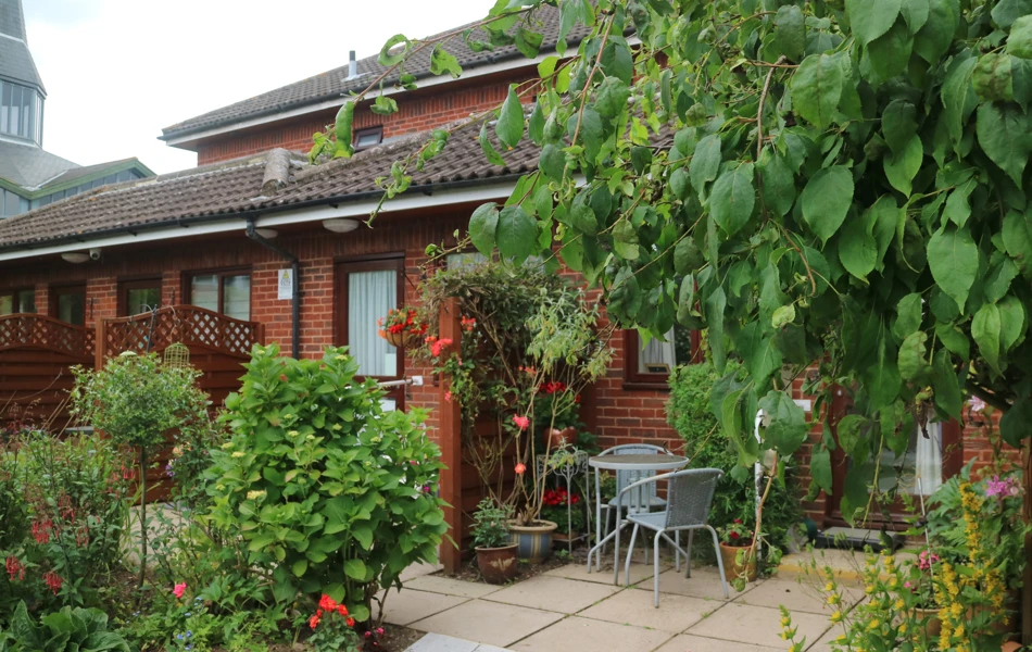 Patio at Archer House, Billericay CM12 9LD