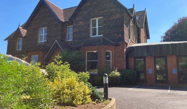 The front of Nower House in Dorking