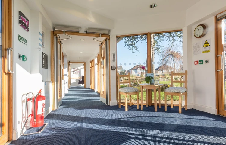 Reception area of Kift Lodge, Bristol BS15 3LQ