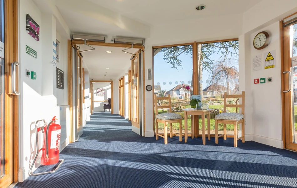 Reception area of Kift Lodge, Bristol BS15 3LQ