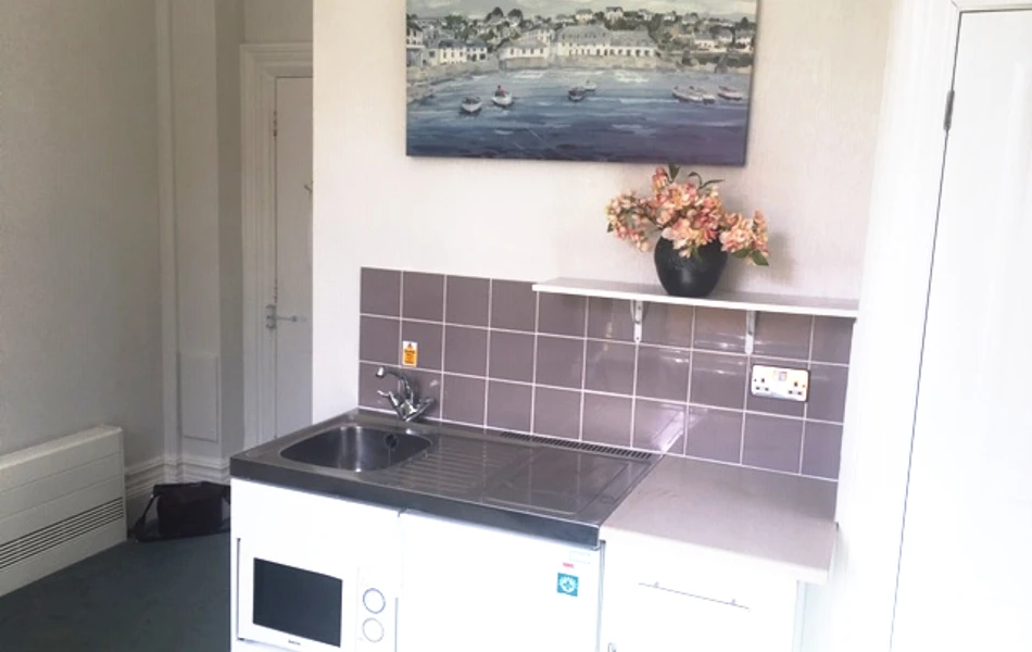 An example of one of our bedrooms kitchenette areas