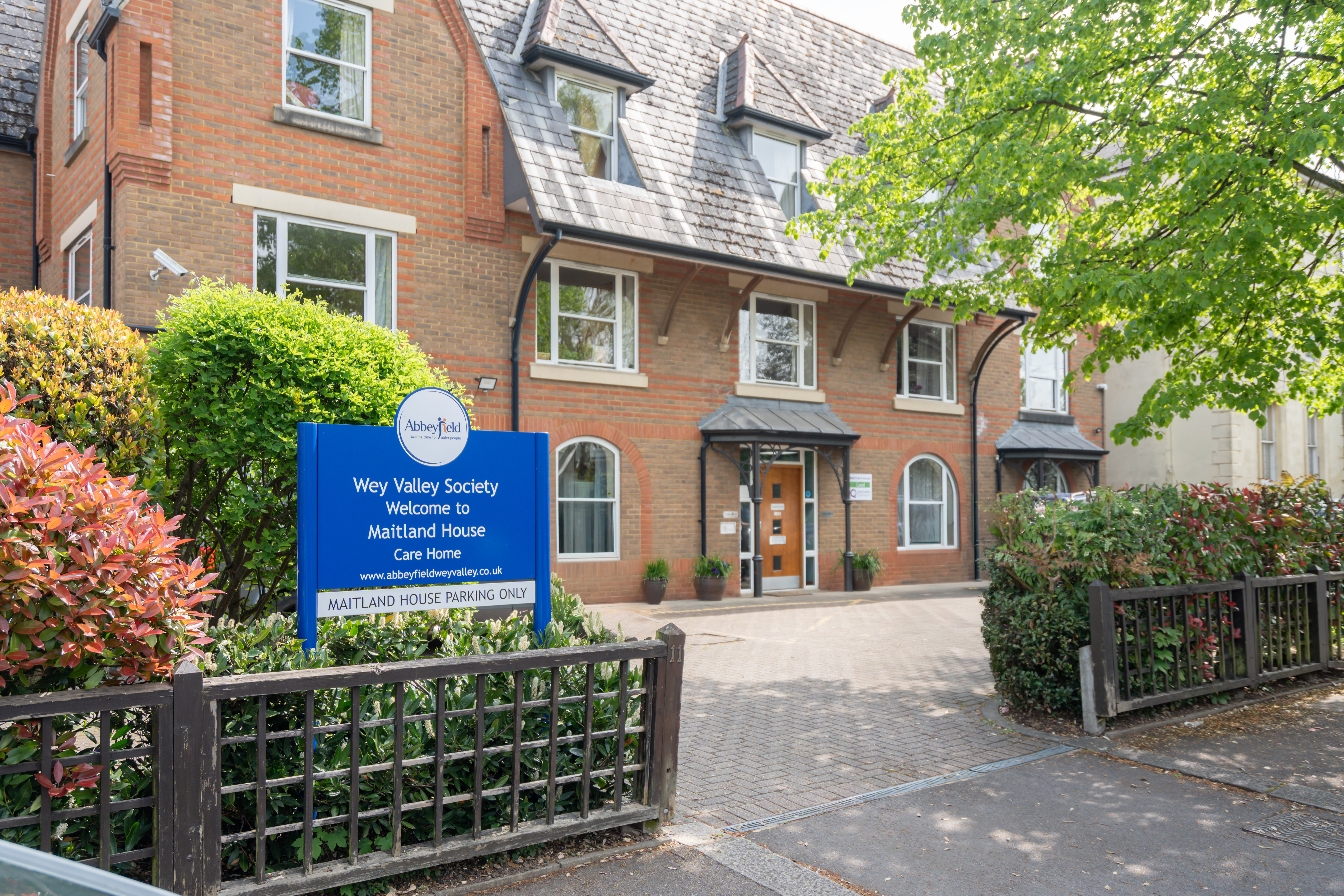 Front Exterior Of Maitland House