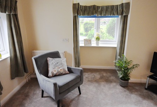 Arnchair In Bedroom At Abbeyfield House Settle Bd24 9Rb