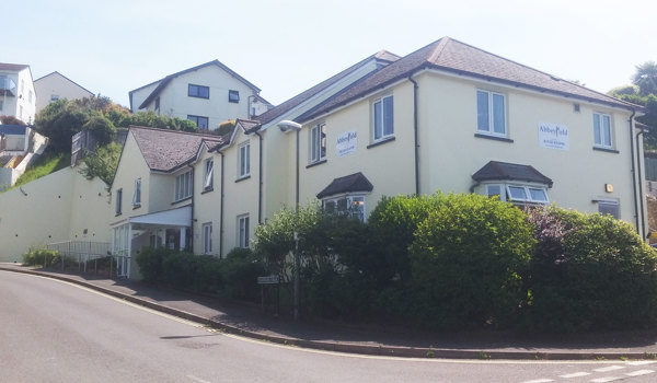 Front view of Abbeyfield House, Kingsbridge, Devon