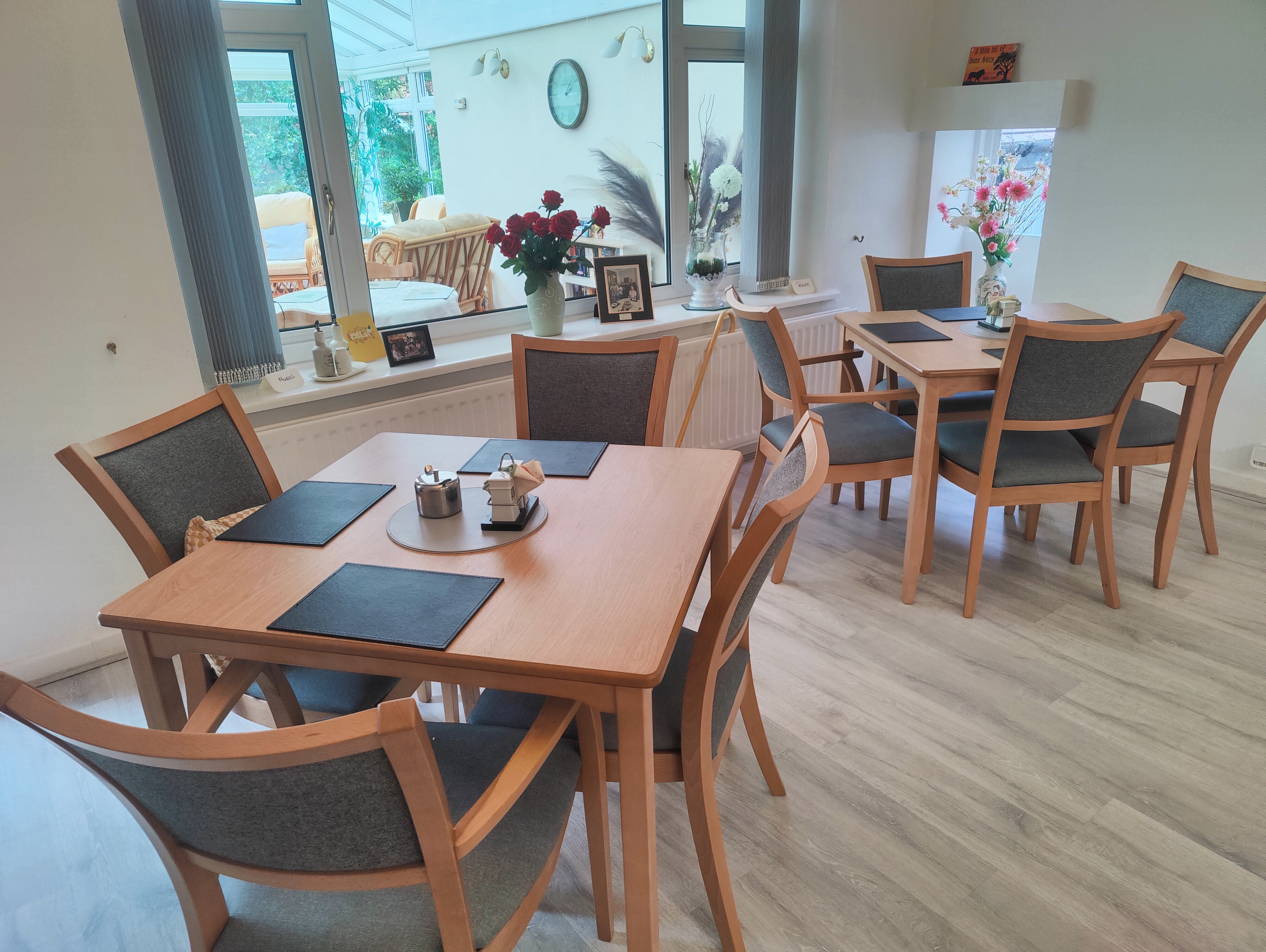 Dining room at Abbeyfield House, Lytham St Annes FY8 5QU